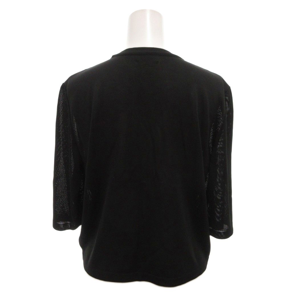 フォクシー ブティック FOXEY BOUTIQUE カーディガン ボレロ 42 黒