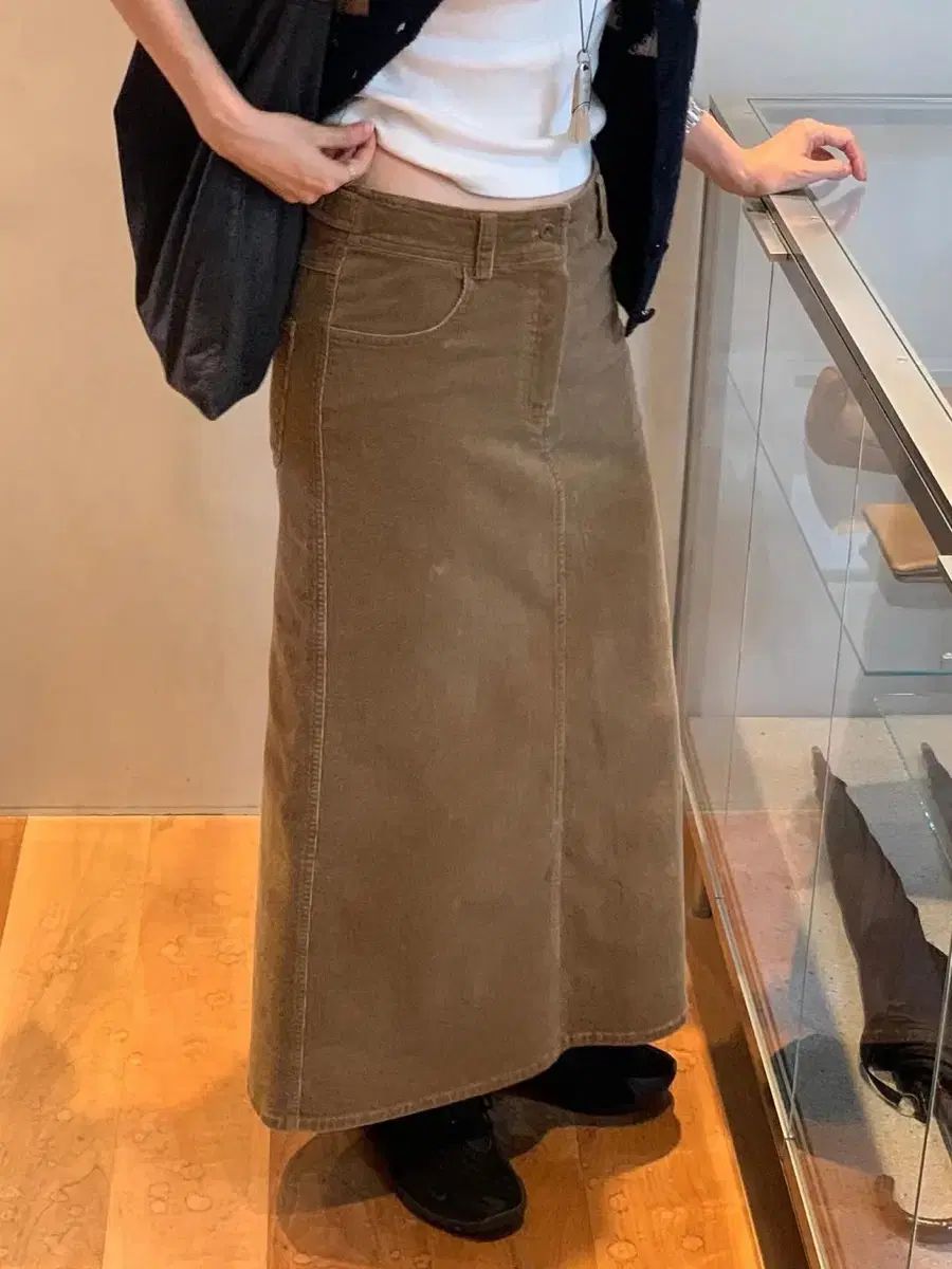 Jinsim ジーン アッシュ コーデュロイ スカート