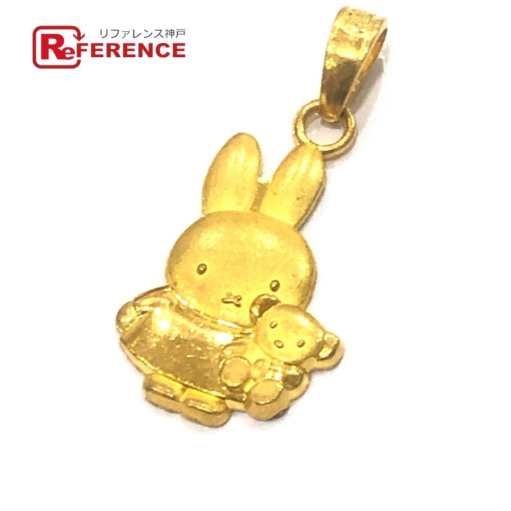 jewelry ジュエリー ペンダントトップ ミッフィーモチーフ K 24 ゴールド