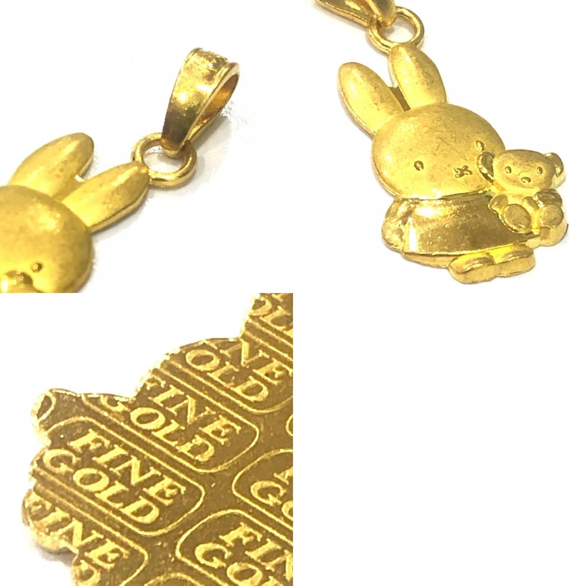 jewelry ジュエリー ペンダントトップ ミッフィーモチーフ K 24 ゴールド その他 アクセサリー