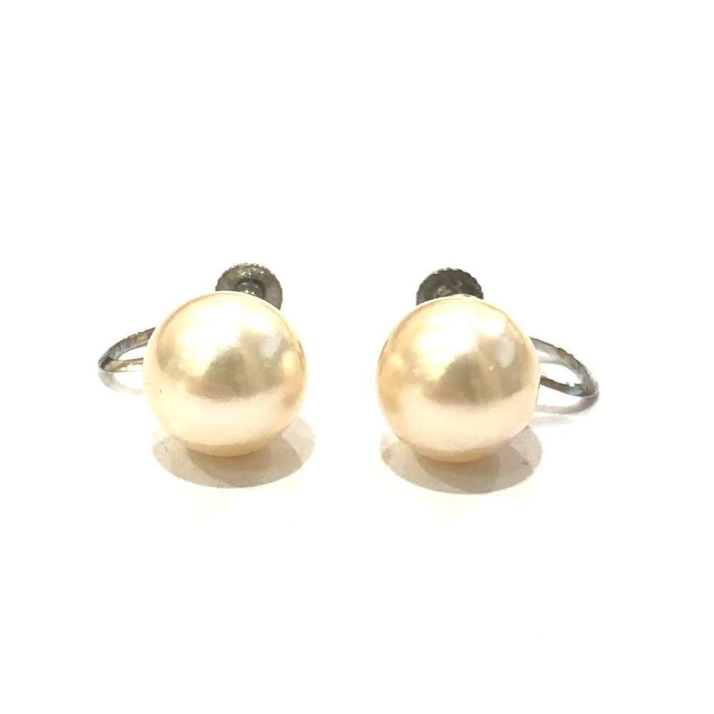 jewelry ジュエリー イヤリング K 14 WG パール9 mm パール ホワイト