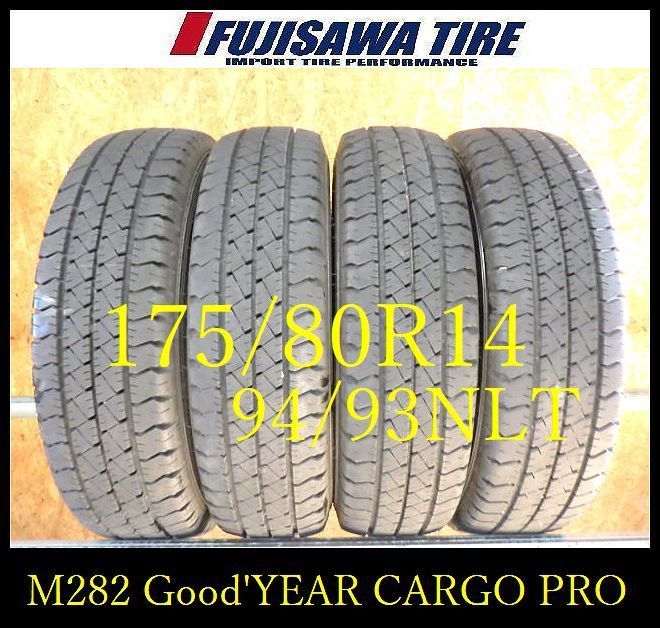 M 282 E 2025 製造 約7 5～8部山 Good YEAR CARGO PRO 175 80 R 14 94 93 NLT 4本
