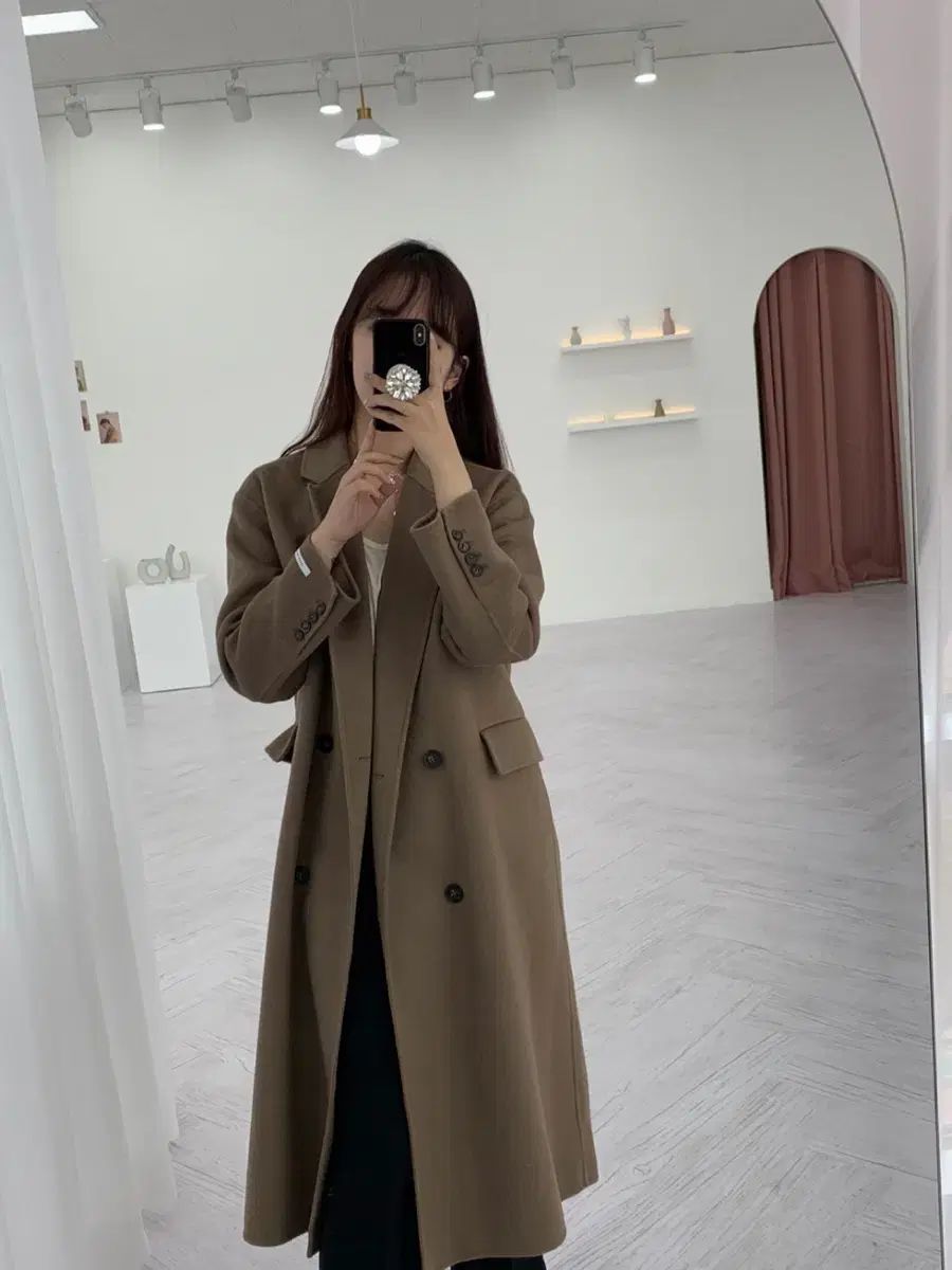 ソンラベル ダブル ハンドメイド ウールコート