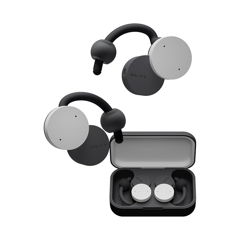 彡nwm ヌーム オープンイヤー型 完全ワイヤレス 耳スピーカー nwm DOTS 耳をふさがない イヤホン 耳スピ Bluetooth 5.3 NTT sonority ストーンホワイト 1