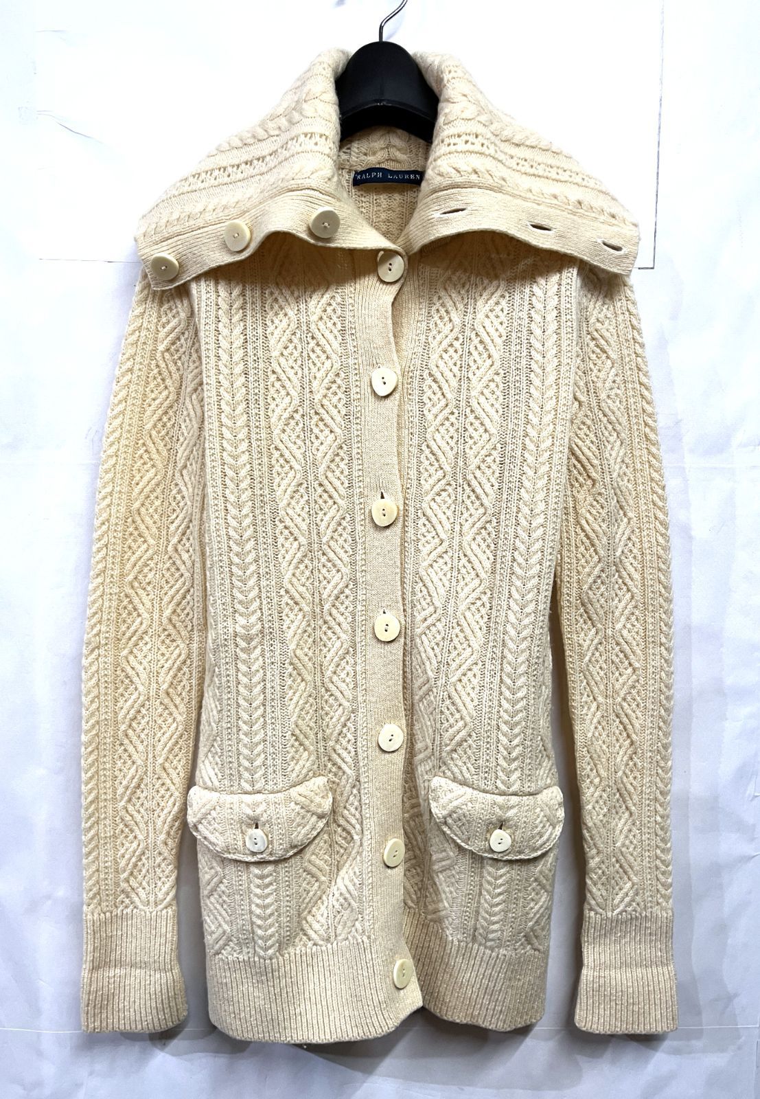 RALPH LAUREN｜ラルフローレン カシミヤラムウール ケーブルニット