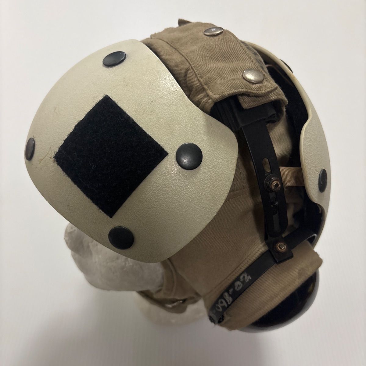 米軍　実物　FLIGHT DECK CREWMAN'S HELMETS ② CLOTH HELMETS FLIGHT DECK CREWMANS IMPACT RESISTANTの商品詳細