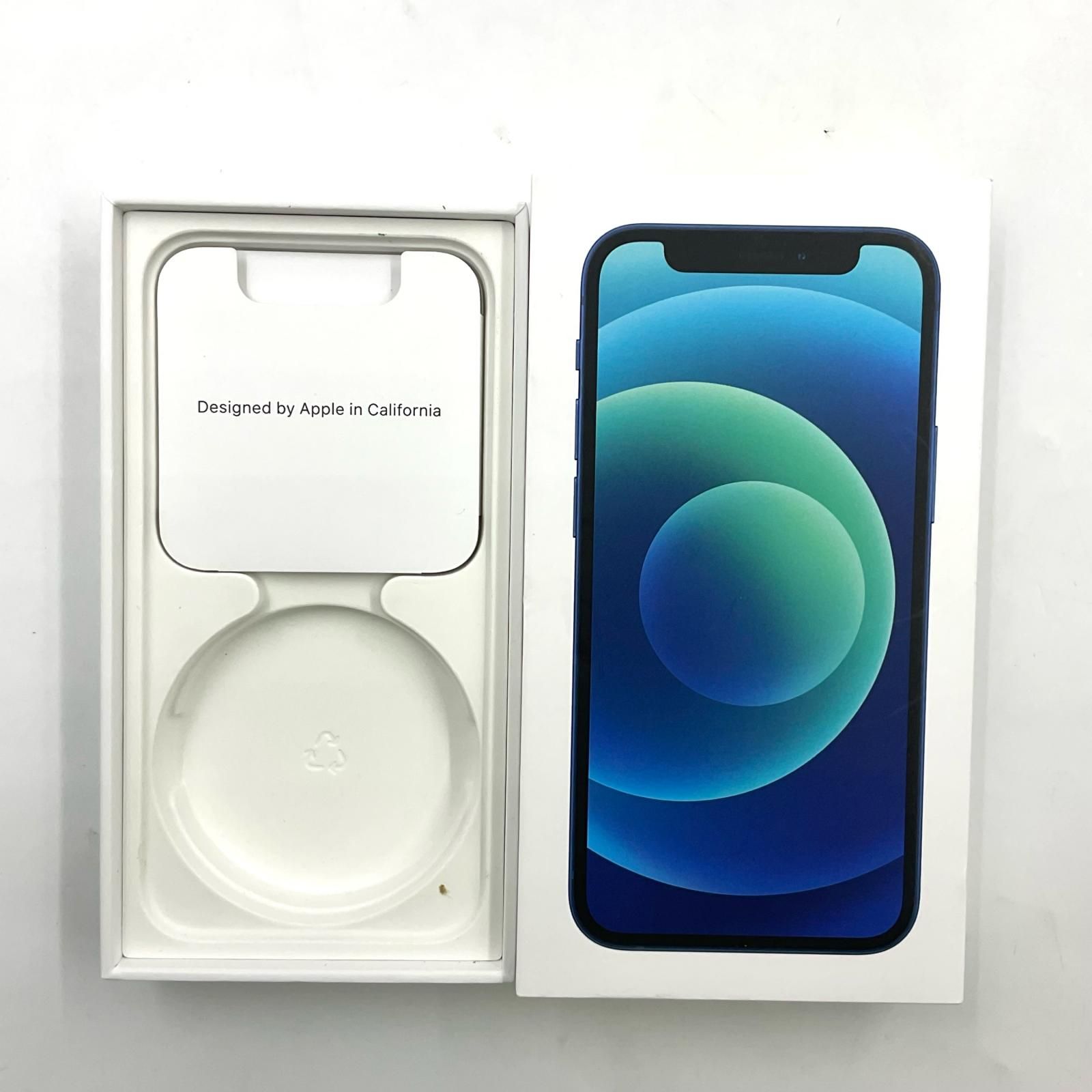 iPhone 12 mini 256GB ブルー au 白ロム 動作確認済 73%【全額返金保証