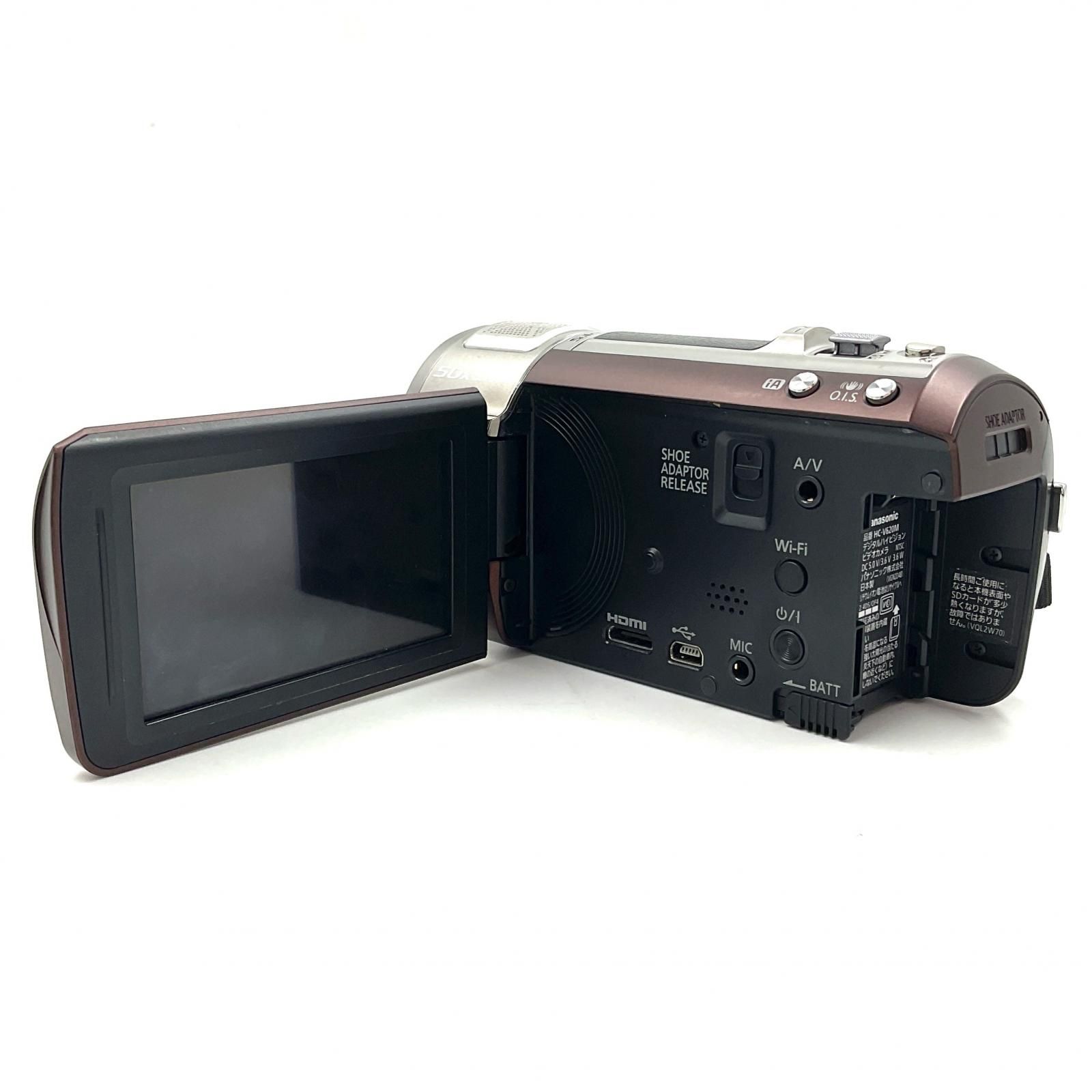 全額返金保証】【最速発送】Panasonic HC-V620M-T [ブラウン] 美品