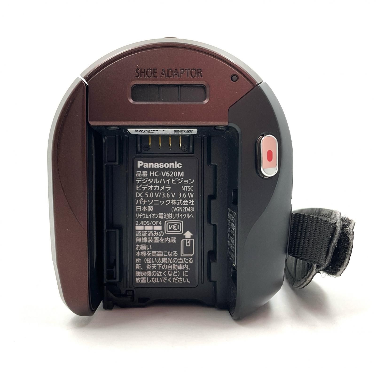 全額返金保証】【最速発送】Panasonic HC-V620M-T [ブラウン] 美品