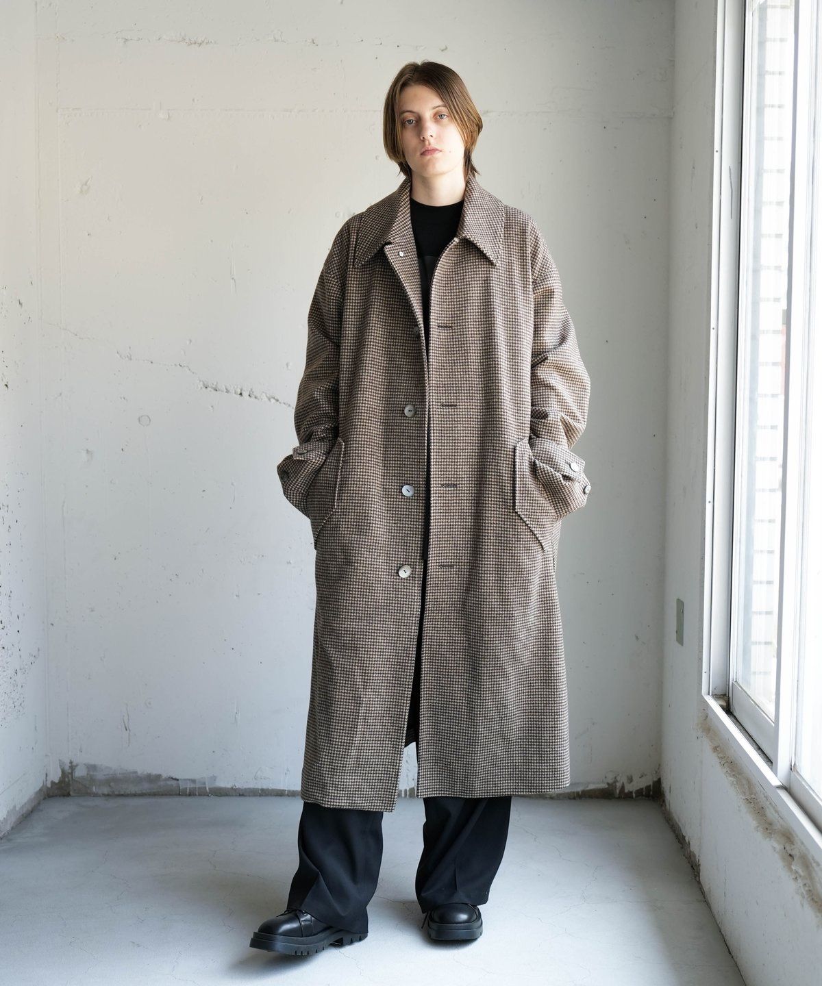 CTHY Super140’sJackalWOOL SOUTAIN COLLAR CTHY Super140'sJackalWOOL SOUTAIN COLLAR 2 - メルカリ