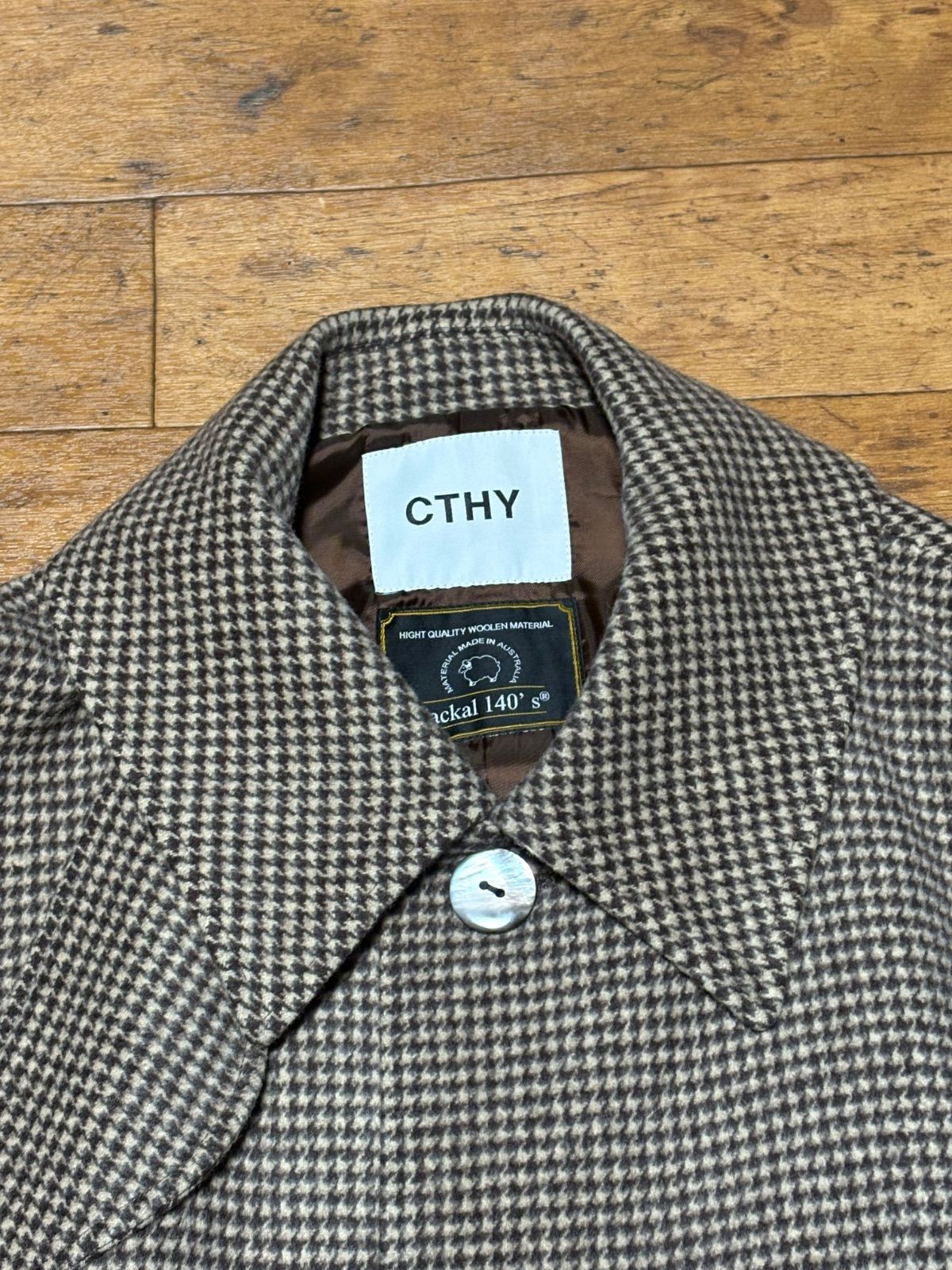 CTHY Super140'sJackalWOOL SOUTAIN COLLAR 2 - メルカリ