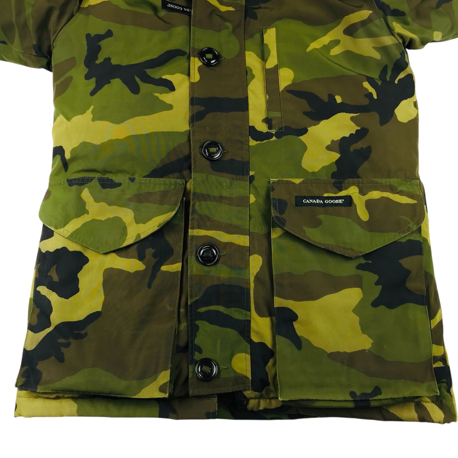 CANADA GOOSE カナダグース メンズ カモフラ柄 ダウンジャケット XS/TP 