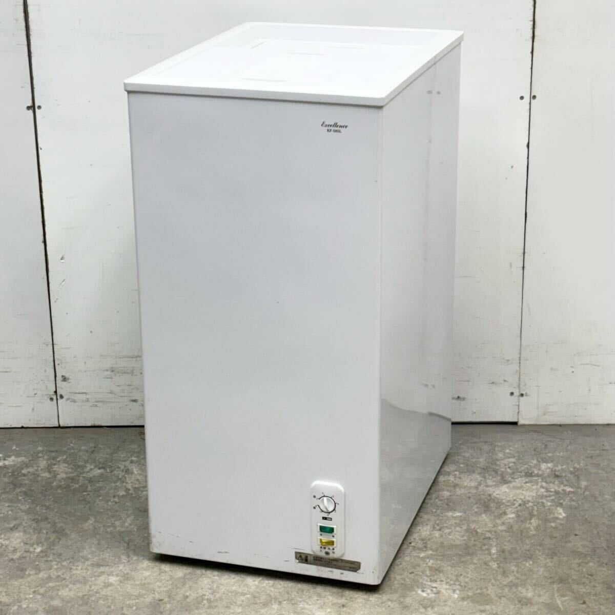 2022年製 三ツ星貿易 冷凍ストッカー KF-58SL W405×D555×H810 58L