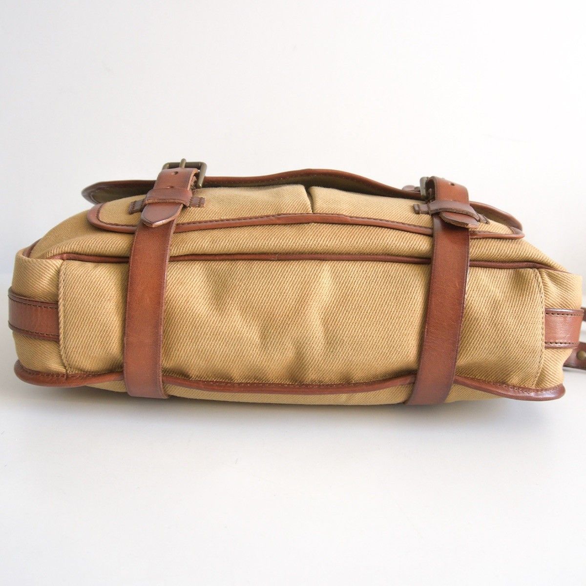 美品RRLラルフローレン。ベージュ 。ショルダーバッグ。 ローレンラルフローレン LAUREN RALPH RLL ショルダーバッグ ハーフ