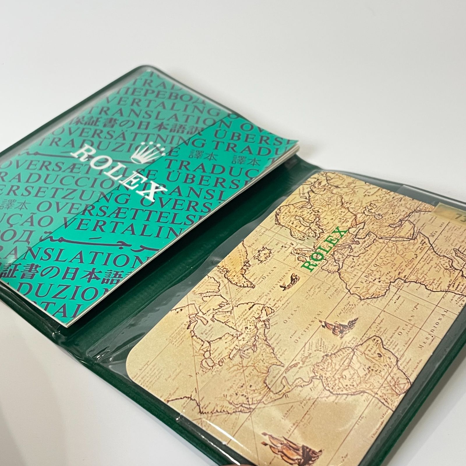 超美品 80s ROLEX OYSTER 純正 レザーケース カードケース デイトナ