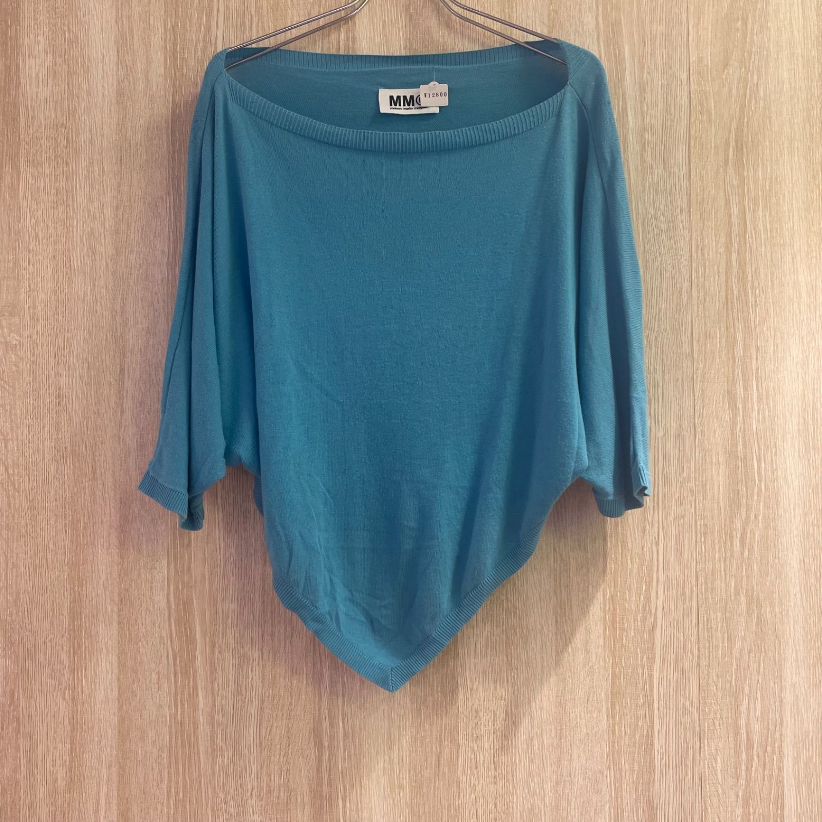 MM 6 マルジェラ カットソー 水色 レディースS イタリア製 G 0135