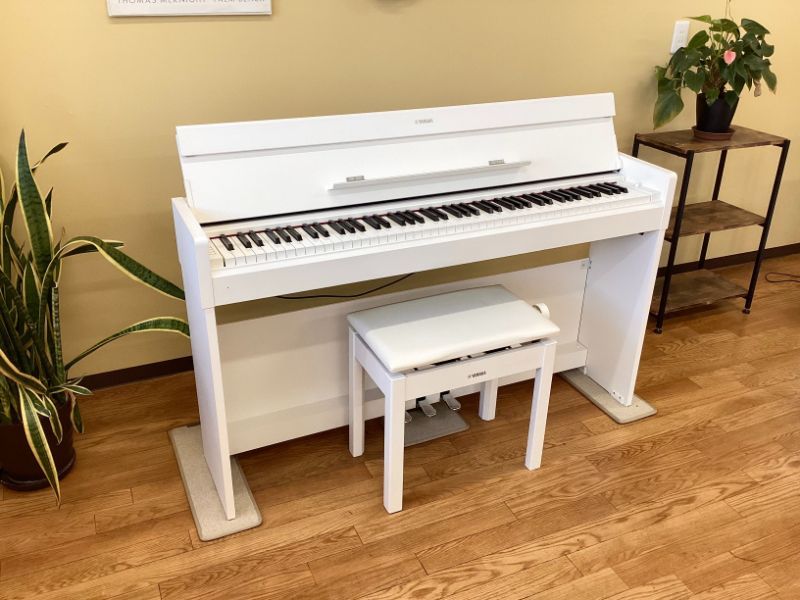 メンテナンス＆クリーニング済み ヤマハ YDP S 34 WH ホワイトウッド調 2019年製 電子ピアノ 88鍵盤 スリムタイプ YAMAHA ARIUS アリウス 千葉 東京 神奈川 埼玉 愛知 電 の配送設置込