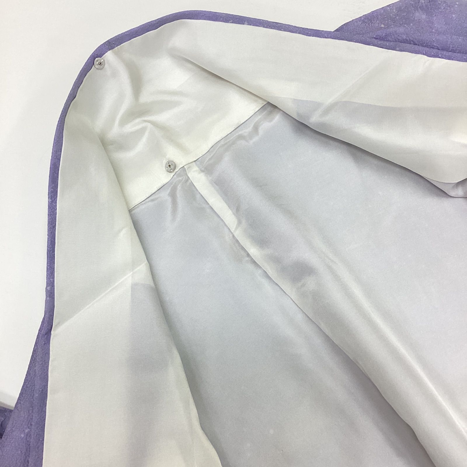 落款あり 薄藤ねず色