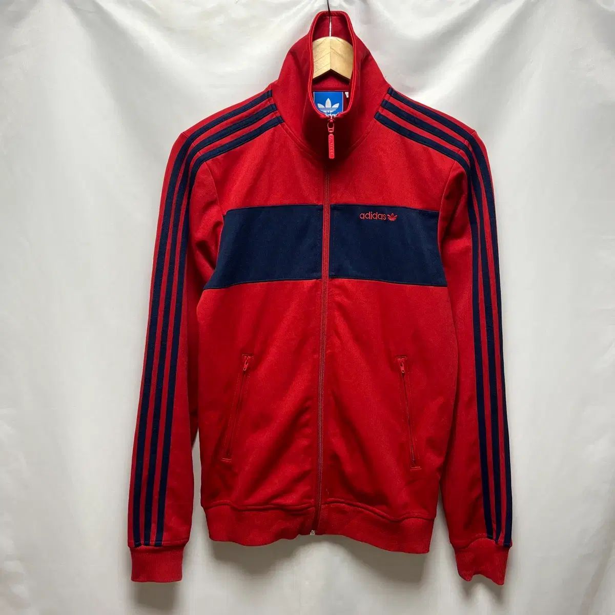 90 adidas アディダス BECKENBAUER ベッケンバウアー バーガンディ ネイビー トラックジャージ ジャージ