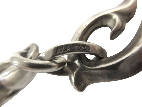 AQUA SILVER アクアシルバー ウォレットチェーン SILVER シルバー