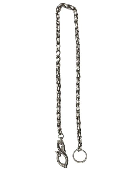 AQUA SILVER アクアシルバー ウォレットチェーン シルバー