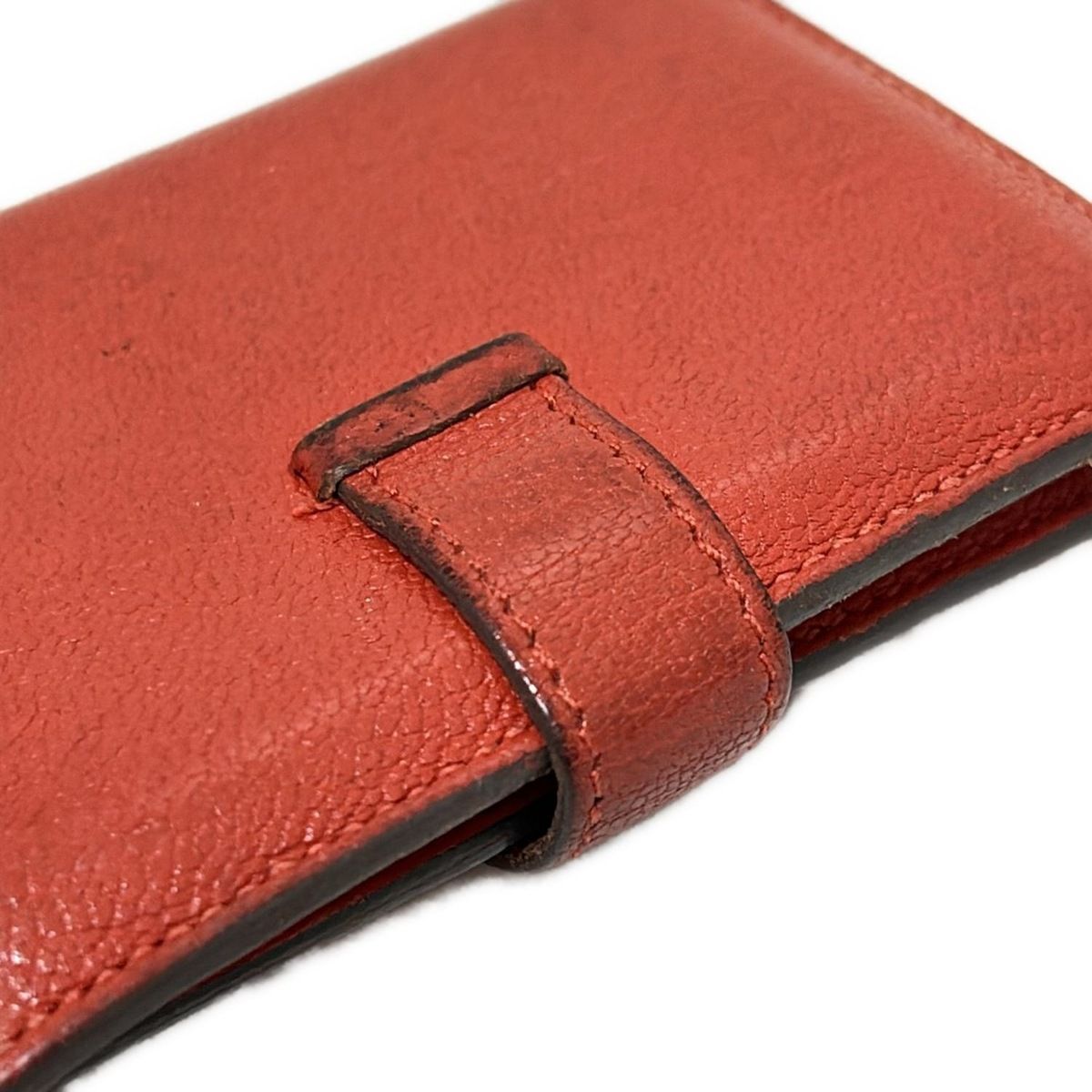  HERMES エルメス コインケース ベアン ローズテキサス 新型金具 シルバー金具 その他 折り財布