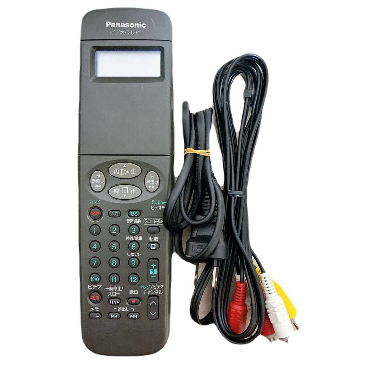整備品 Panasonic パナソニック ビデオデッキ SVHS NV SVB 10 リモコン付 ケーブル付