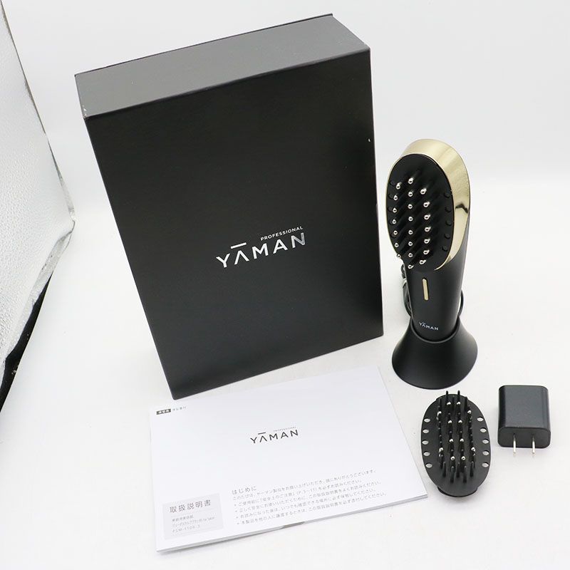 中古美品 YA-MAN ヤーマン ヴェーダスカルプブラシBS for Salon PSM