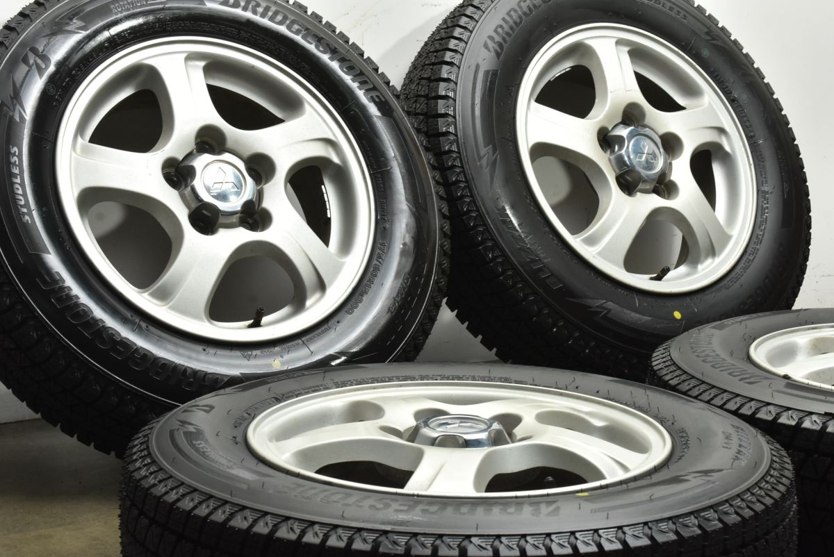 2024年製 バリ溝】ミツビシ パジェロミニ 純正 15in 5.5J +46 PCD114.3