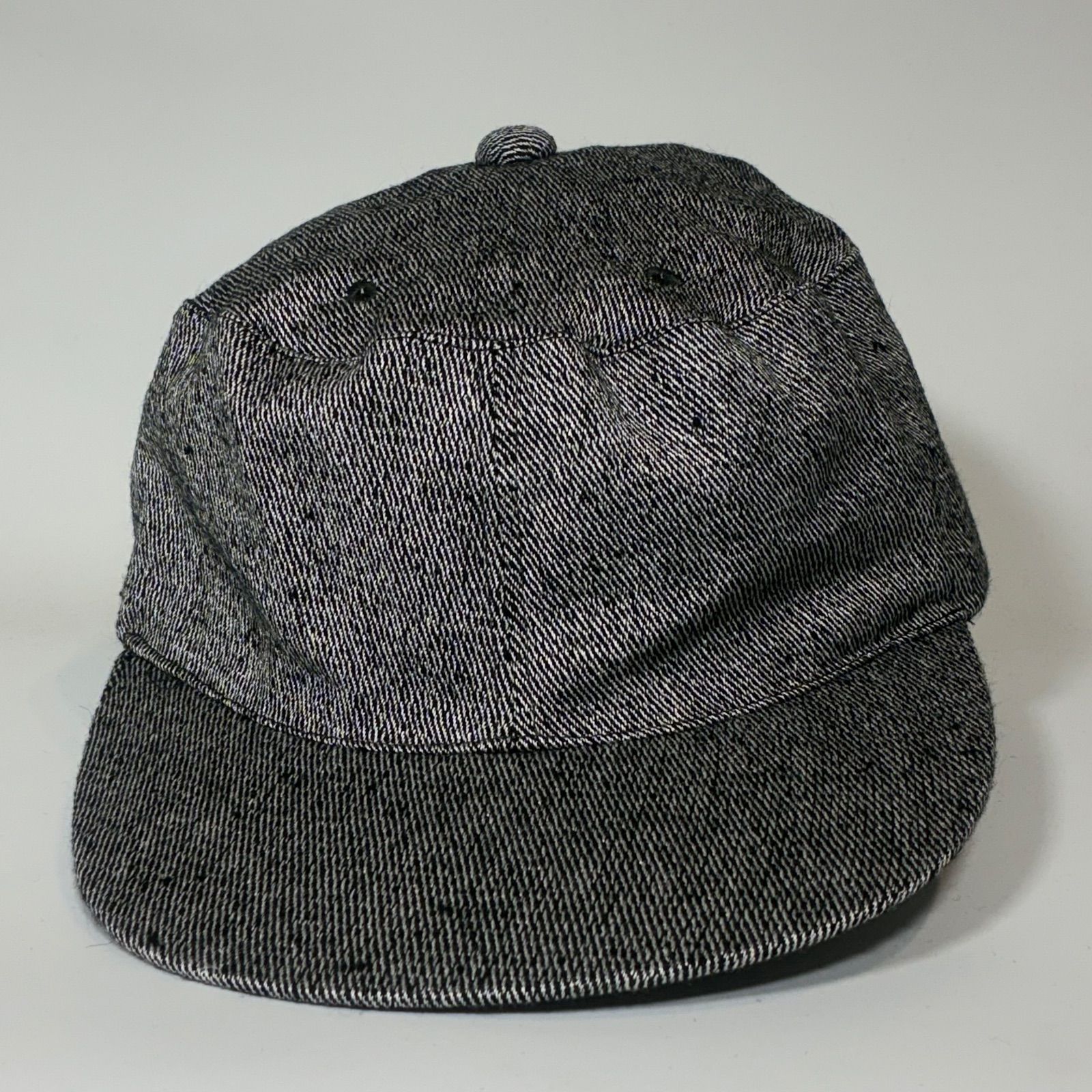 OPHITES VOYAGES SILK-WOOL MELANGE WORK CAP GREY
