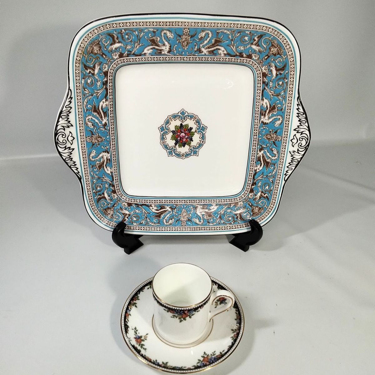 WEDGWOOD ウェッジウッド フロレンティーンターコイズ スクエア