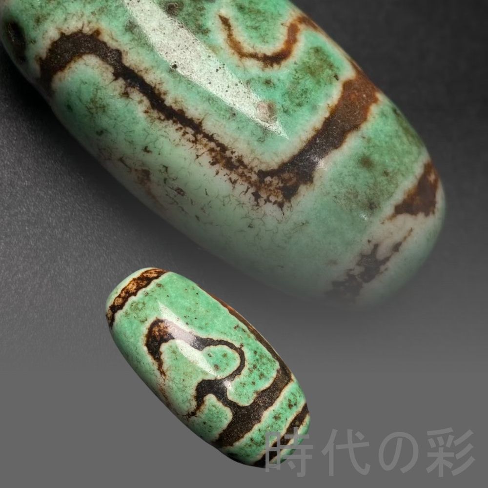 中国古美術『老料・菩提樹天珠』瑪瑙・至純天珠・仏教護符・開運・安定