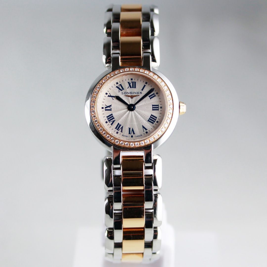 SA 196 L 8.109.5.79.6 プリマルナ レディース クォーツ ダイヤベゼル コンビ ギョーシェ文字盤 ローマン 銀座サコム堂 期間 販売