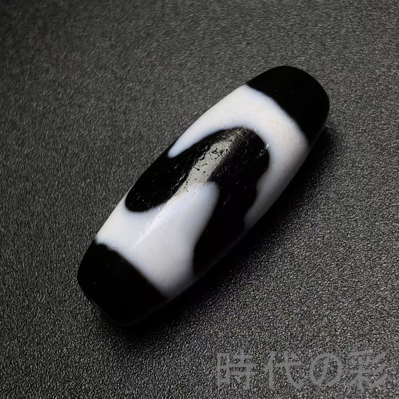 中国古美術『老料・虎牙天珠』瑪瑙・至純天珠・勇気・守護・開運・魔