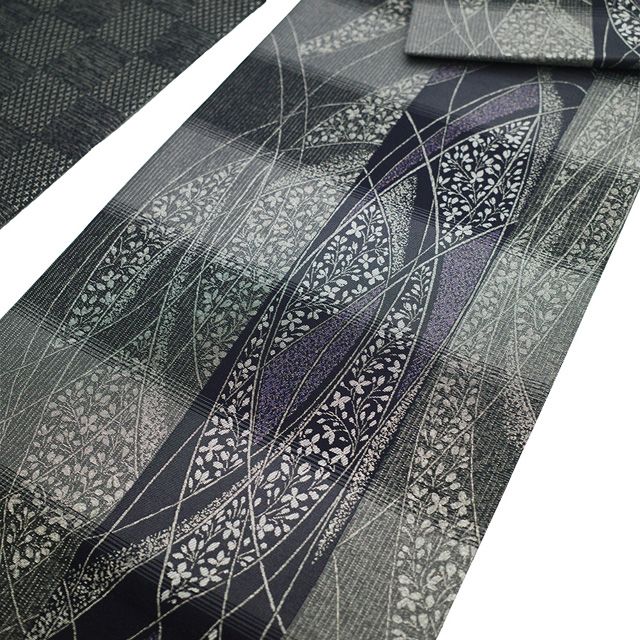 新古品】 袋帯 未使用 正絹 京都 西陣 となみ織物 となみ帯 天平黄櫨染