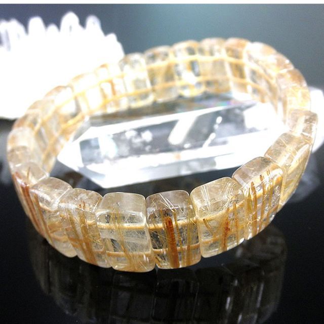 ルチルクォーツ バングル パワーストーン 即日発送　　元値8万　レディース ルチルクォーツ バングル パワーストーン 即日発送 元値8万 レディース