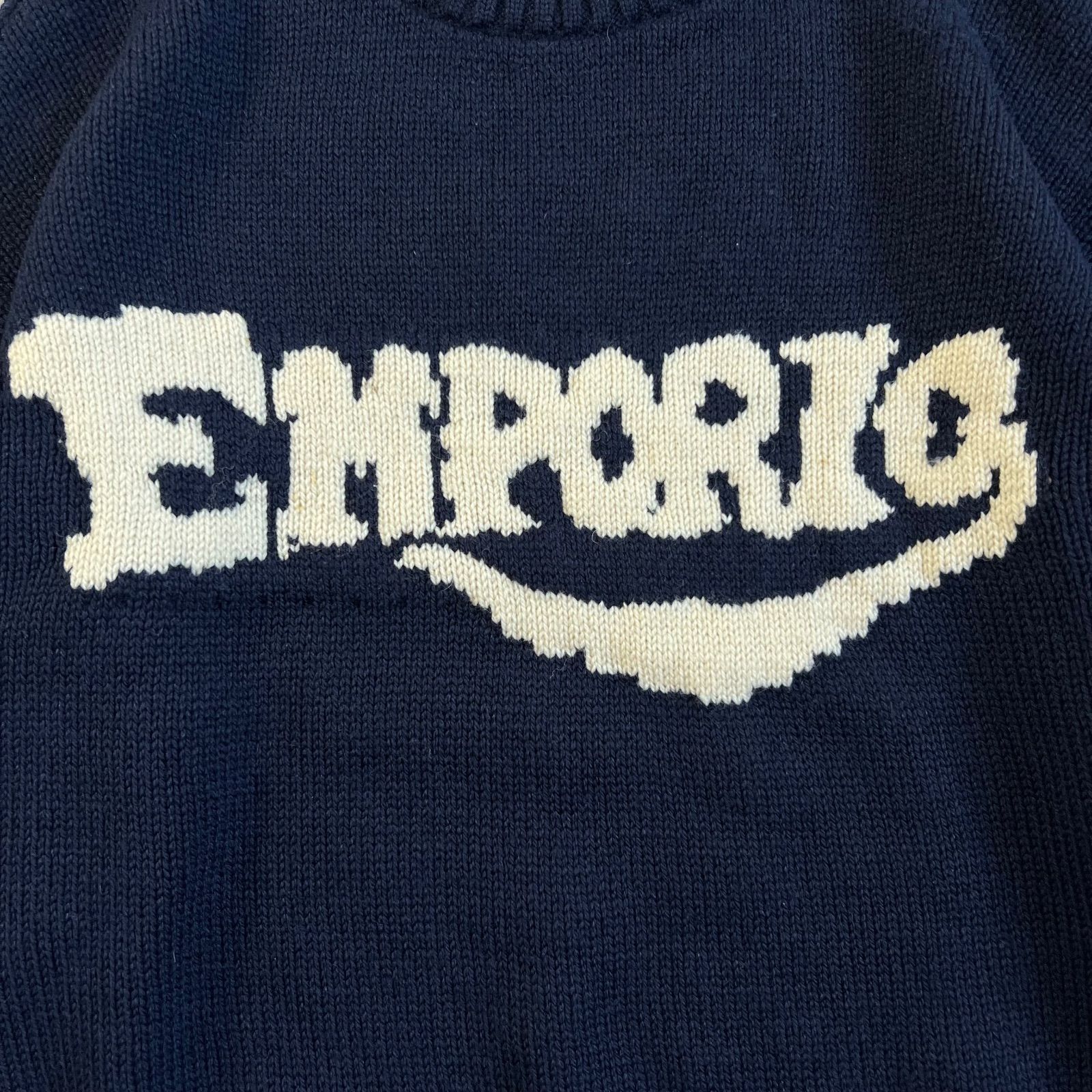 EMPORIO ARMANI / エンポリオアルマーニ 90's ウール100% ロゴニット