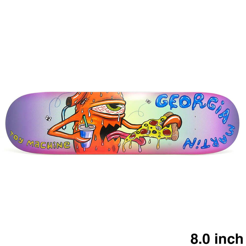 TOY MACHINE DECK トイマシーン デッキ GEORGIA MARTIN PIZZA 8.0
