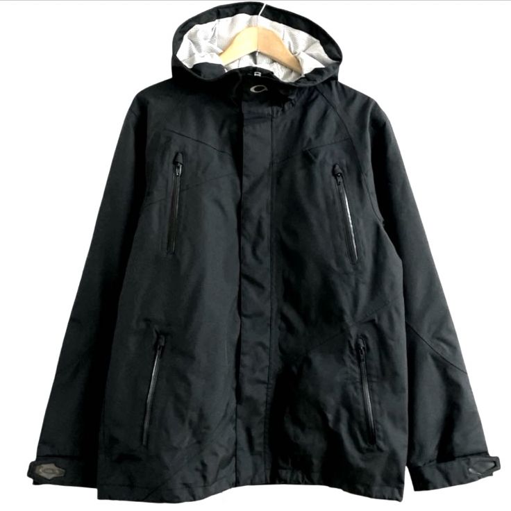 00s OAKLEY オークリー パーカー ジャケット 黒 メンズ M - メルカリ
