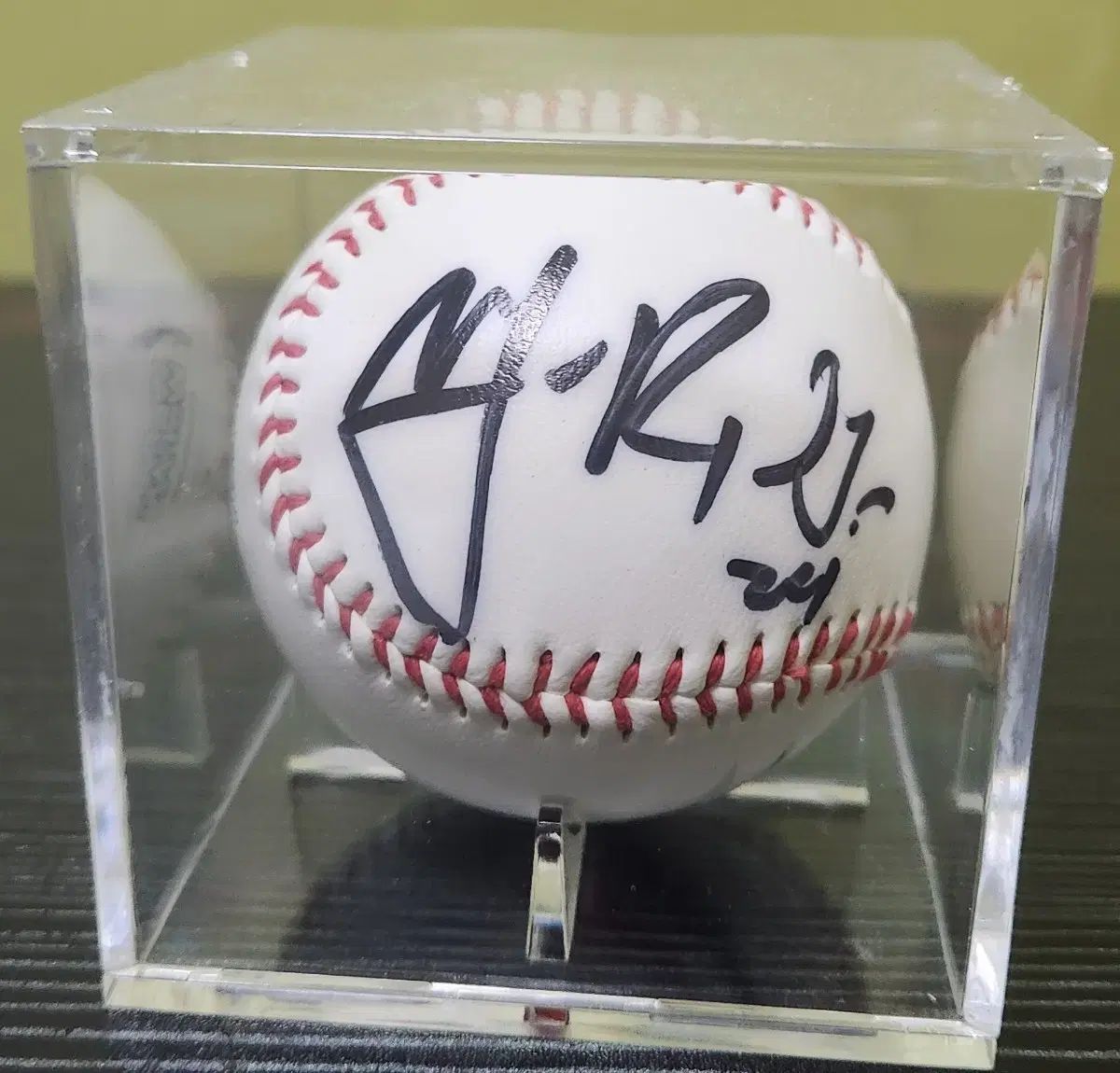 kbo サイン入りボール kt ロハス サイクルヒット 記念球