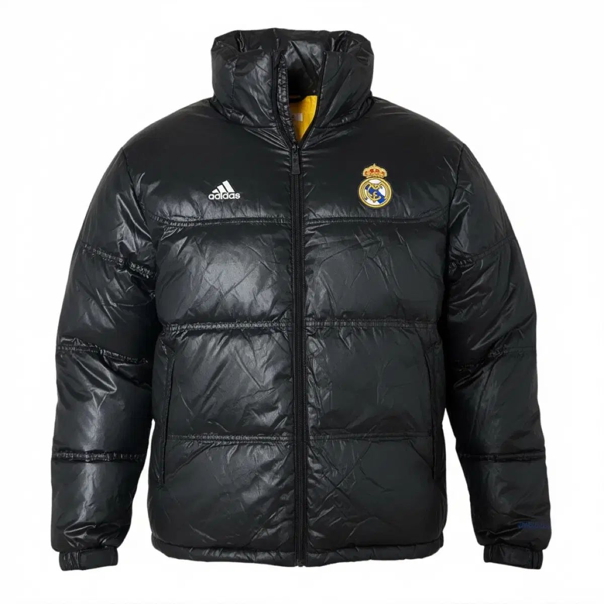 adidas レアルマドリード　ダウン　M アディダス レアルマドリード ダウン ブラック - メルカリ