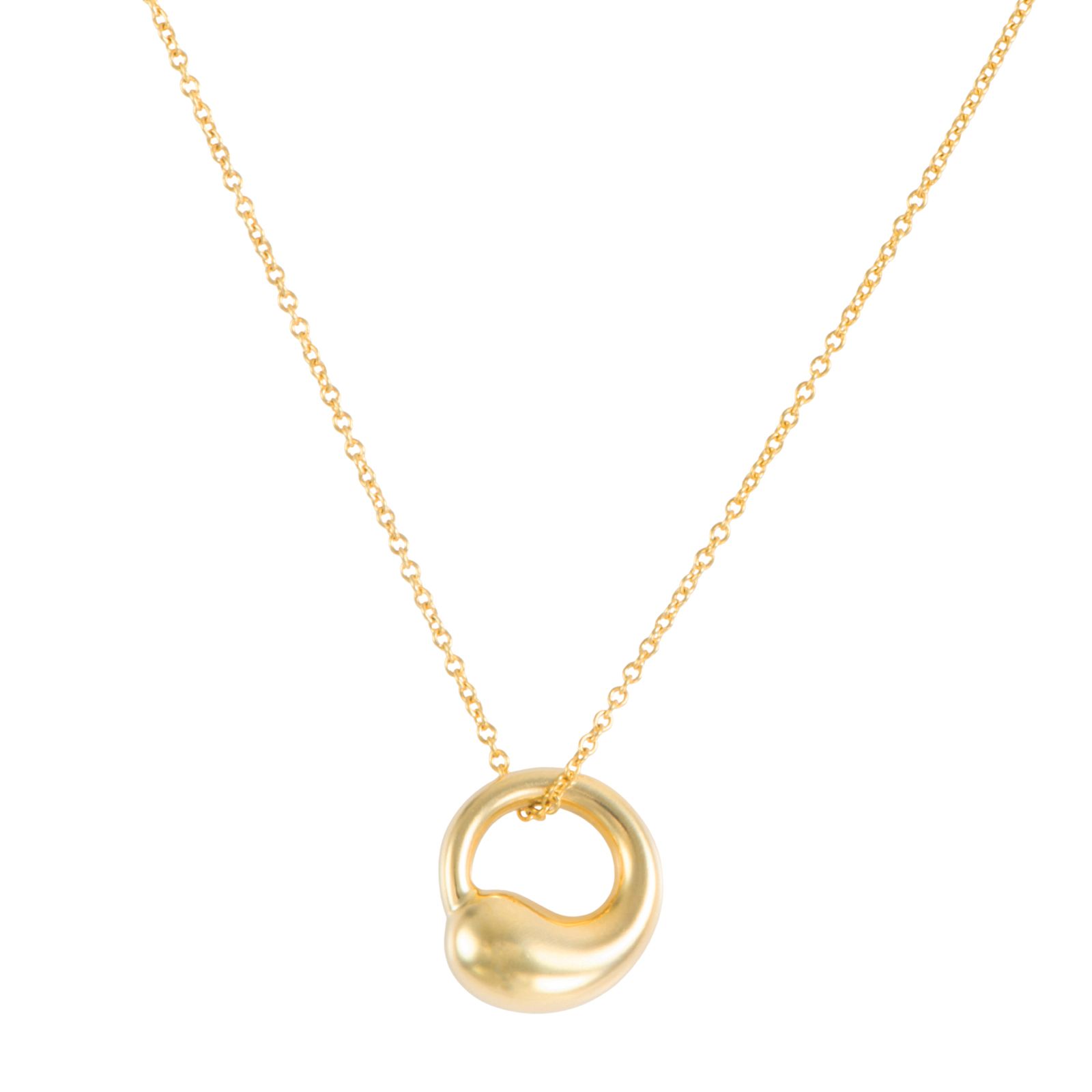 TIFFANY-Co. ティファニー エターナル サークル ネックレス エルサ ペレッティ ゴールド