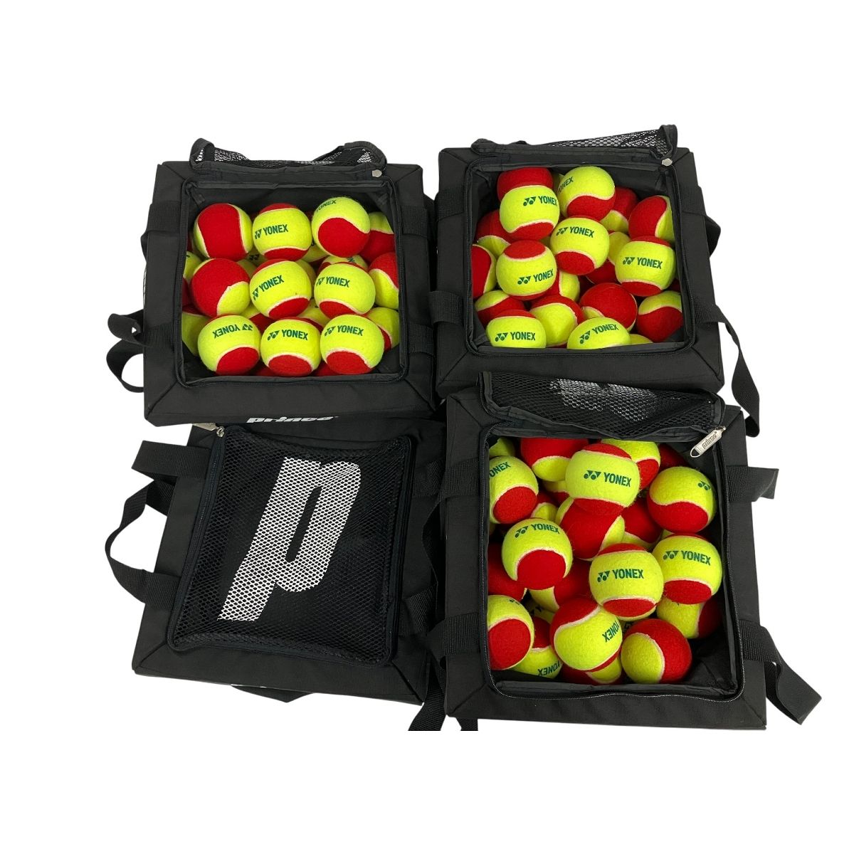 中古】 prince 折りたたみ式 ボール バスケット コンパクトタイプ