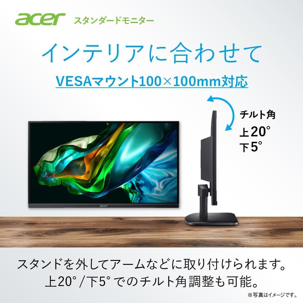 Acer 液晶モニター 21 5インチ IPS フルHD bi ブラック系