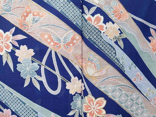 平和屋本店□夏物 訪問着 絽 紗 洗える着物 まとめて20点 鶴 人物 歌舞