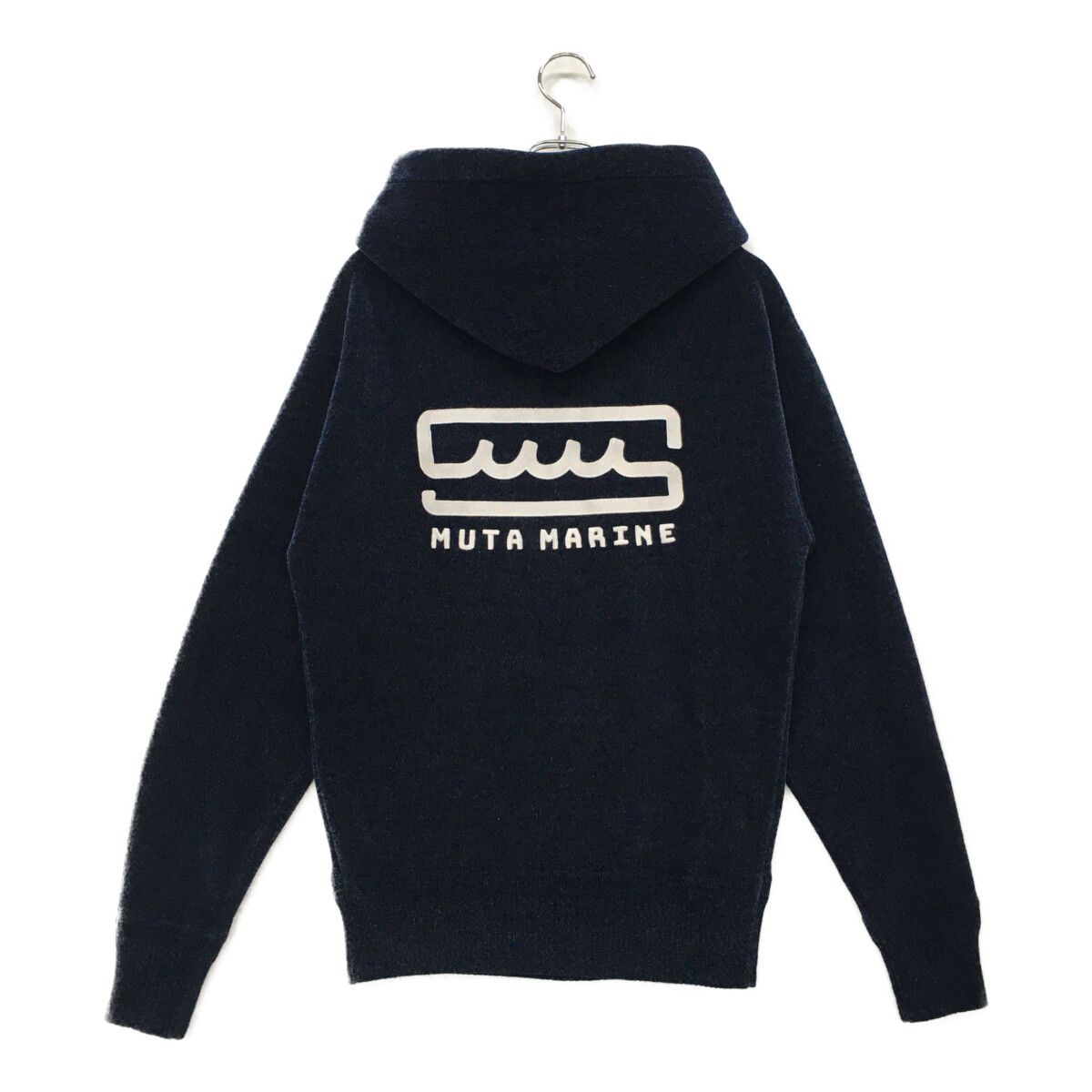 未使用品 メンズ ムータマリン muta MARINE パーカー 4(S) 紺 ネイビー