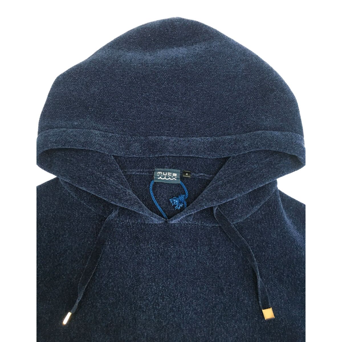 未使用品 メンズ ムータマリン muta MARINE パーカー 4(S) 紺 ネイビー