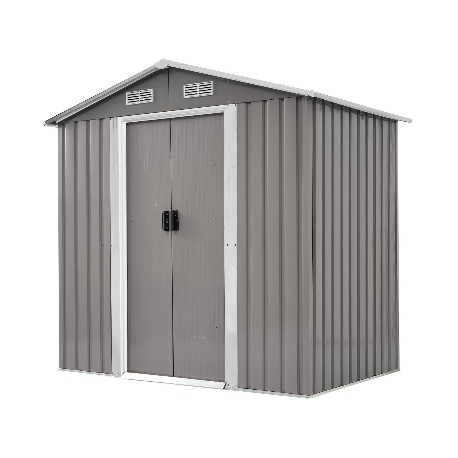 ロック付き スチール物置