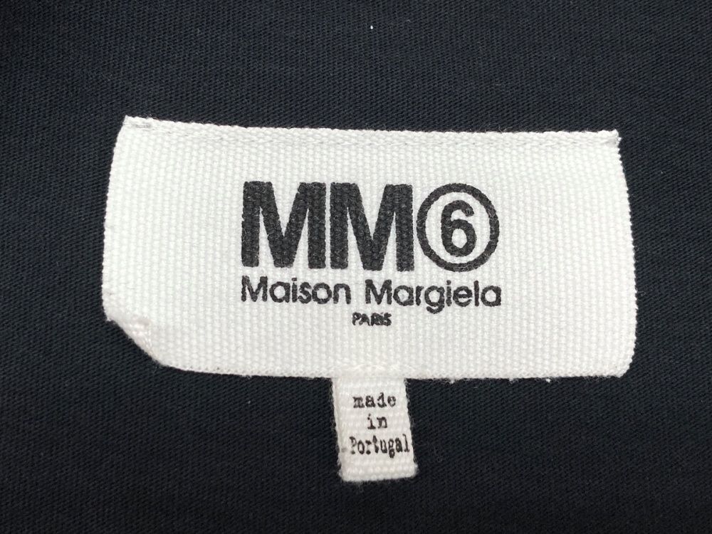  エムエムシックス MM 6 メゾンマルジェラ Maison Margiela 22 SS オーバーサイズ 半袖 カットソー ノート BLACK 黒 Tシャツ プリント ブラック Mサイズ 104 LT-270 半袖(Tシャツ) Tシャツ カットソー
