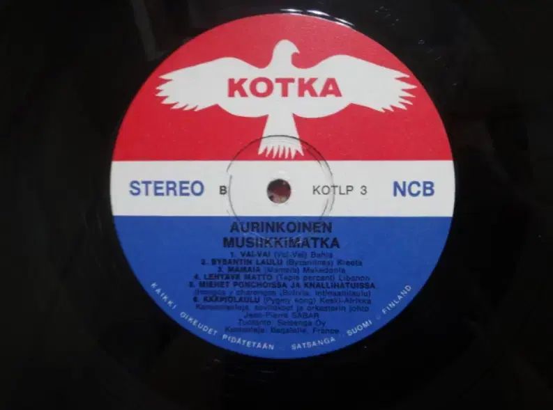 Finland LP Jean ー Pierre Sabar 1975 年 早い